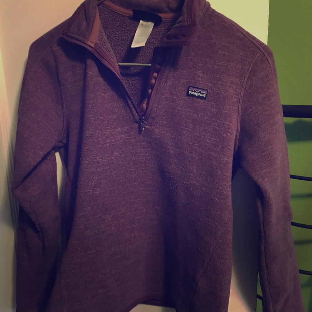 Purple Patagonia pullover!